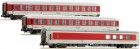 79011 LS Models Set of 3 Passenger cars City Night Line